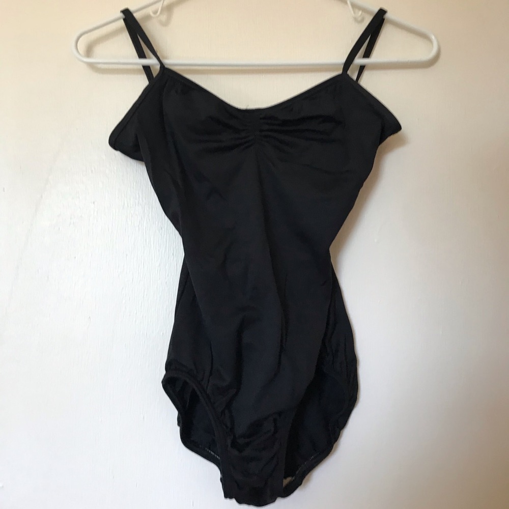 black camisole ballet leotard 🩰🖤